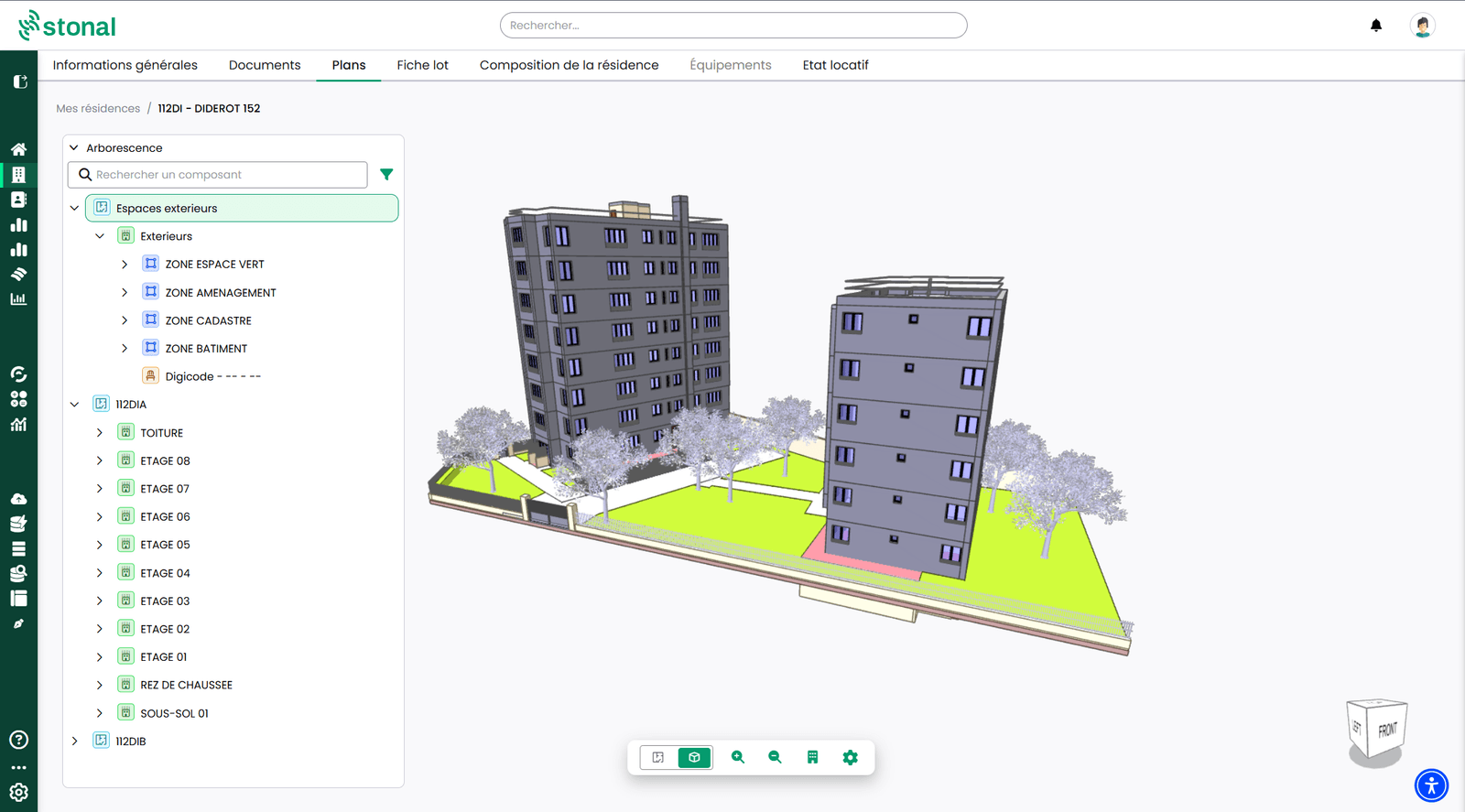 The same property seen in three dimensions